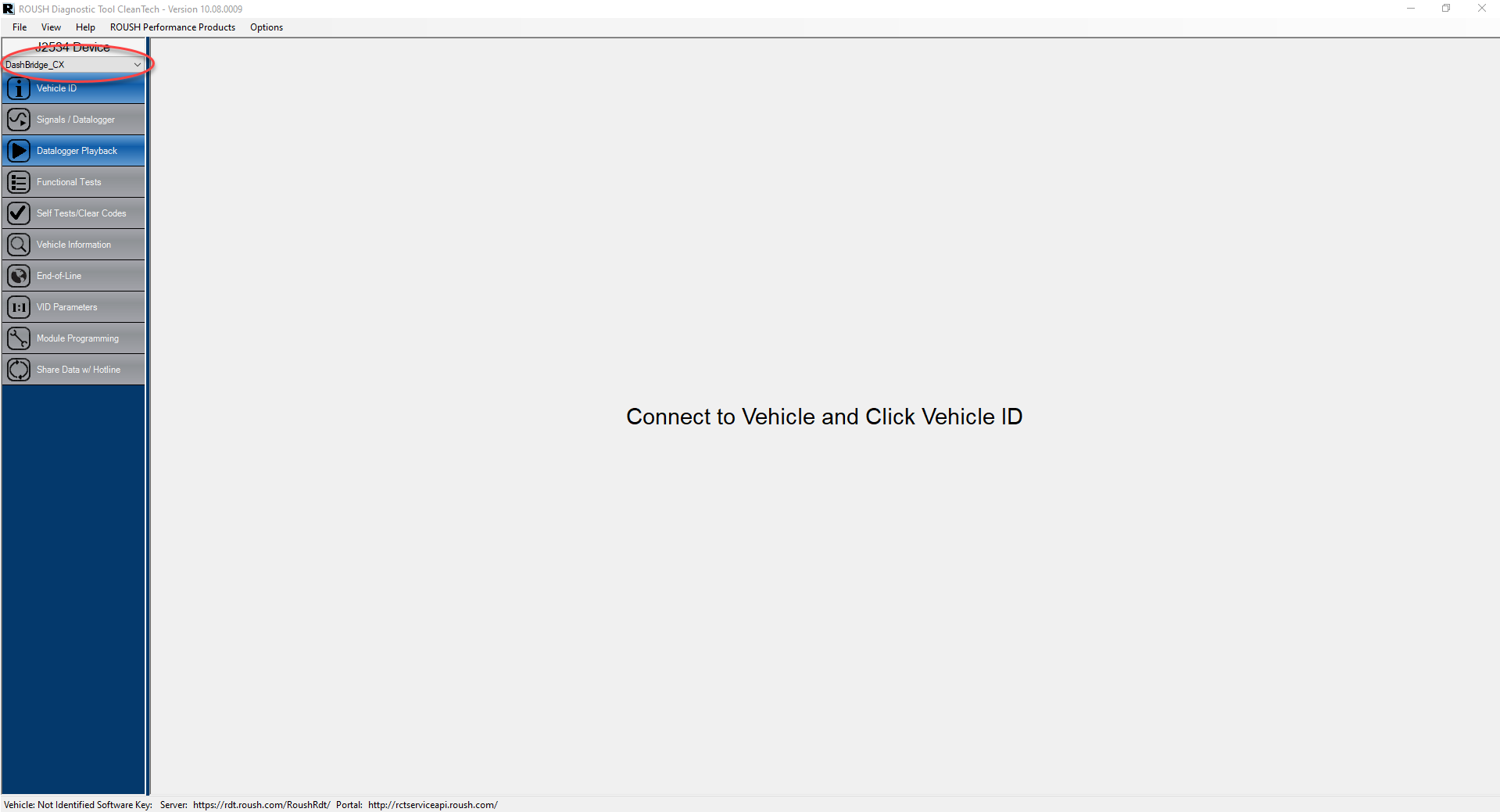 ROUSH Diagnostic Tool (RDT) - Clearing DTC Codes
