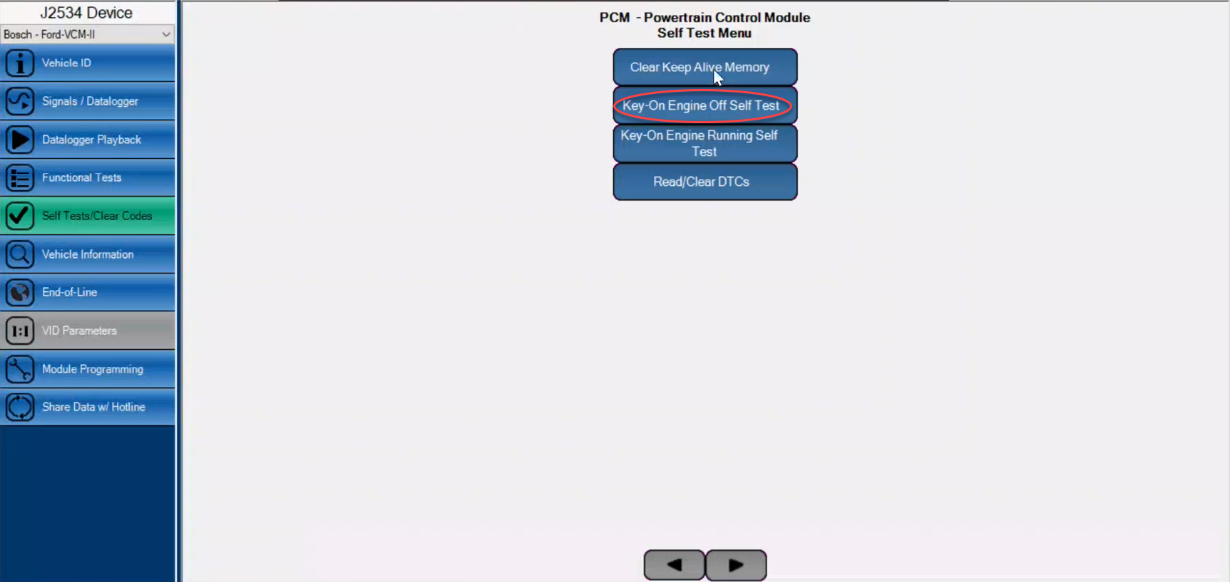 ROUSH Diagnostic Tool (RDT) - Clearing DTC Codes