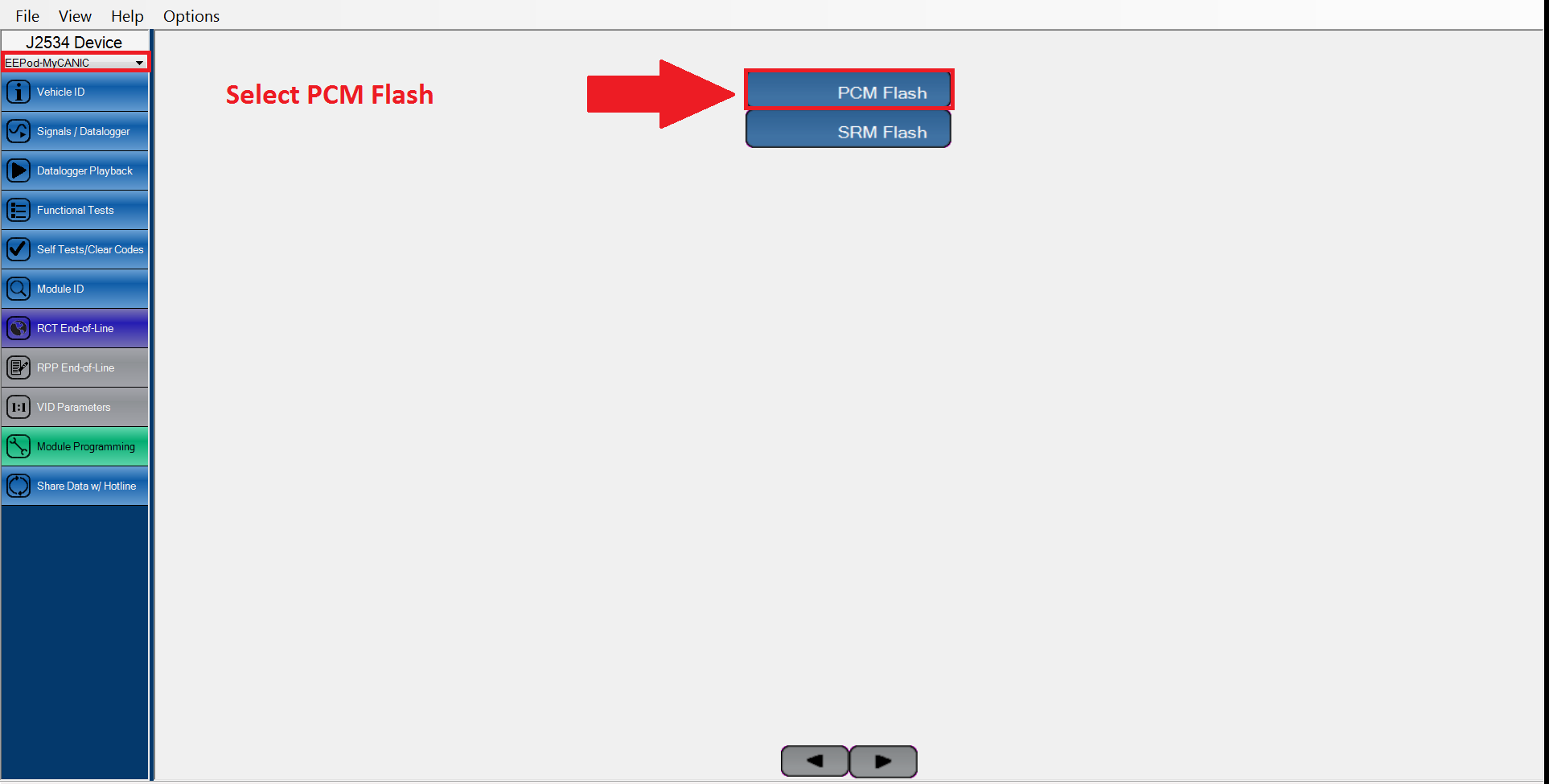 ROUSH Diagnostic Tool (RDT) - Flashing PCM Software